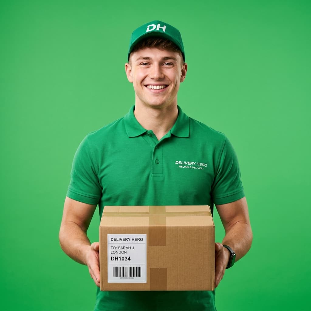 Sahozmart certified courier delivering genuine tech products